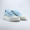 Light Blue Knit low-top Sneakers