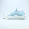 Light Blue Knit low-top Sneakers