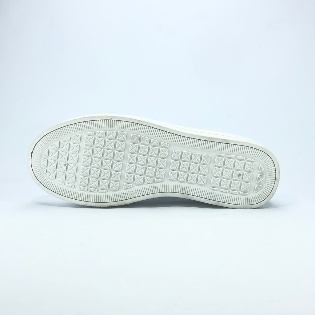 Light Blue Knit low-top Sneakers