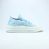 Light Blue Knit low-top Sneakers