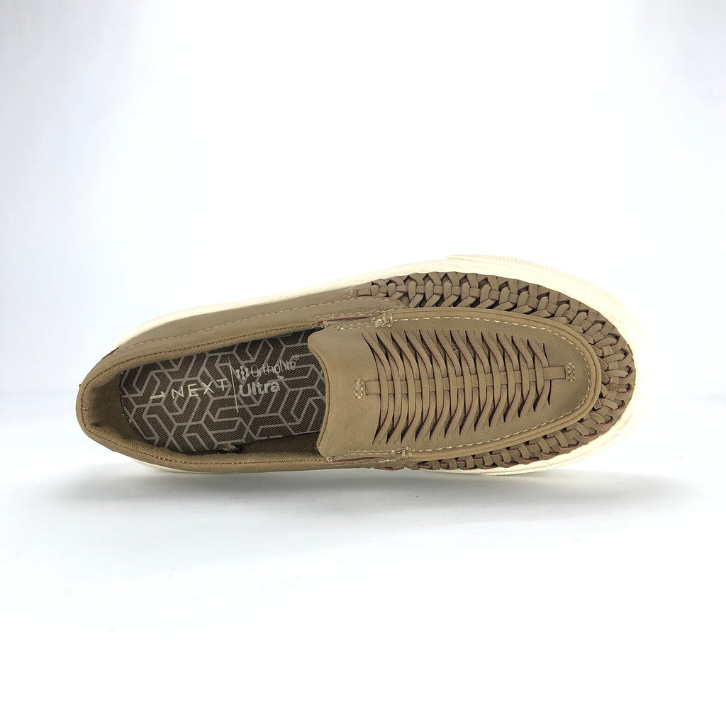 Taupe Slip-on Casual Shoes