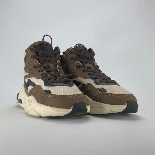 Next Neutral Elastic Lace Trainer